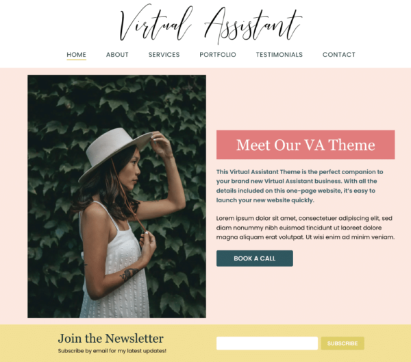 Virtual Assistant Theme