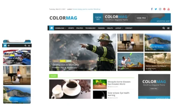 ColorMag Pro theme