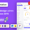 Materialize – Next.js, Vuejs, Nuxt, HTML, Laravel, Django, Asp.Net Material Design Admin Template