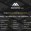Massive – Responsive Multi-Purpose HTML5 Template