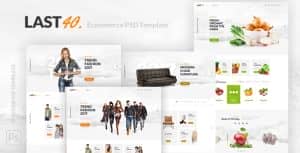 Last40 Store – Ecommerce PSD Template