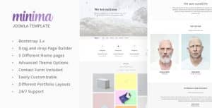 Minima – Creative & Professional Joomla Template