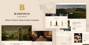 Baressco – Wine, Vineyard & Winery Joomla 5 Template