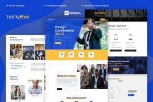 TechyEve – Event & Conference Elementor Pro Template Kit