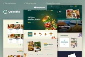 Quick Bite – Restaurant & Cafe Elementor Pro Template Kit
