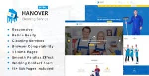 Hanover : Cleaning Service Responsive HTML5 Template
