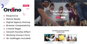 Ordino – SEO /Digital Agency HTML5 Template