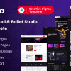 Danza – Dancing School and Ballet Studio Figma Template