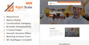 Right Scale – Construction Business HTML Template