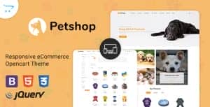 PetShop – Responsive Food Pet Store OpenCart 3 Theme