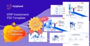 Hyipland – HYIP Investment PSD Template