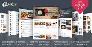 Gustos – Community-Driven Food Recipes with Front-end Submission System