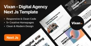 Vixan – Digital Creative Agency Next js Template