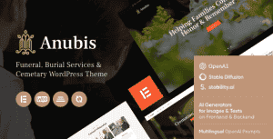 Anubis – Funeral & Burial Services WordPress Theme