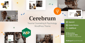 Cerebrum – Counseling & Psychology WordPress Theme