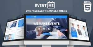 EventMe – Responsive Conference Landing Page