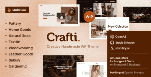 Crafti – Handmade Store WordPress Theme