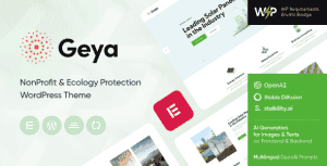 Geya – Renewable Energy & Ecology WordPress Theme