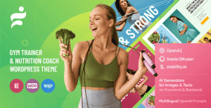 Glare – Dietitian & Health Fitness Coach WordPress Theme