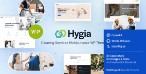Hygia – Cleaning Services WordPress Theme