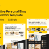 IDEKO – Modern Creative Personal Blog HTML TailwindCSS Template