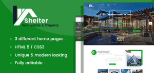 Shelter – Real Estate HTML Template