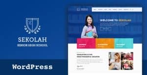 Sekolah – Senior High School WordPress Theme