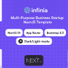Infinia – Multipurpose business startup NextJS template