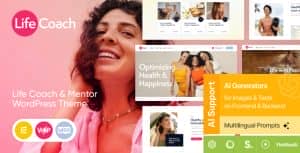LifeCoach – Life Coach & Mentor WordPress Theme