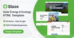 Slaze – Solar Energy & Ecology HTML Template