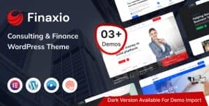 Finaxio – Consulting & Finance WordPress Theme