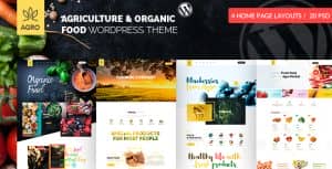 Agro – Organic Farm Agriculture WordPress Theme