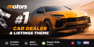 Motors – Car Dealer, Rental & Listing WordPress theme