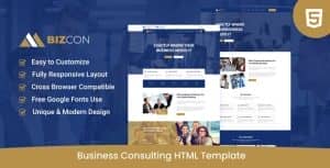 Bizcon – Business Consulting HTML Template