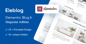 Eleblog – Elementor Magazine and Blog Addons