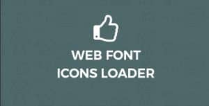 Font icons loader for wordpress