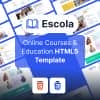 Escola – Online Courses, School, University & Education Template Multipurpose