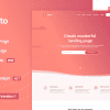 LeMeto – Isometric Business Unbounce Landing Page