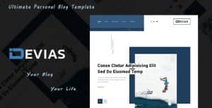 Devias – Ultimate Personal Blog PSD Template