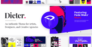 Dieter – Authentic Artist & Creative Design Agency Theme