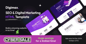 SEO & Digital Marketing Agency Template – Digimax
