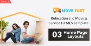 Move Fast – Relocation and Moving Service HTML5 Template