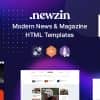 Newzin – Magazine & Newspaper HTML Template