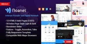 Noanet | Digital Network and Internet Provider HTML Template