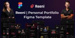 Reeni – Personal Portfolio Figma Template