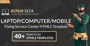 Repair Geek – Laptop And Computer Fixing Service Center HTML5 Template