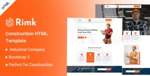 Rimk- Construction HTML Template