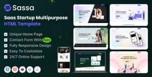 Sassa – Sass Startup Multipurpose HTML Template