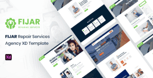 Fijar – Multipurpose Repair Service Agency XD Template