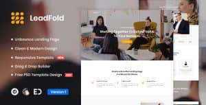 LeadFold – Lead Generation Unbounce Landing Page